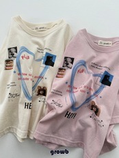 韓国子供服 / growb / スペース Tシャツ / 秋服 *XS~JM*
