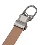 (W) ROUND BUCKLE BELT [サイズ: F(AGEUWBT01BEF)] [カラー: BEIGE]