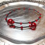 candy choker 【GD+黒糸】rouge