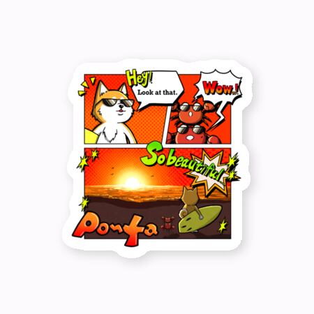 哀愁/ステッカー