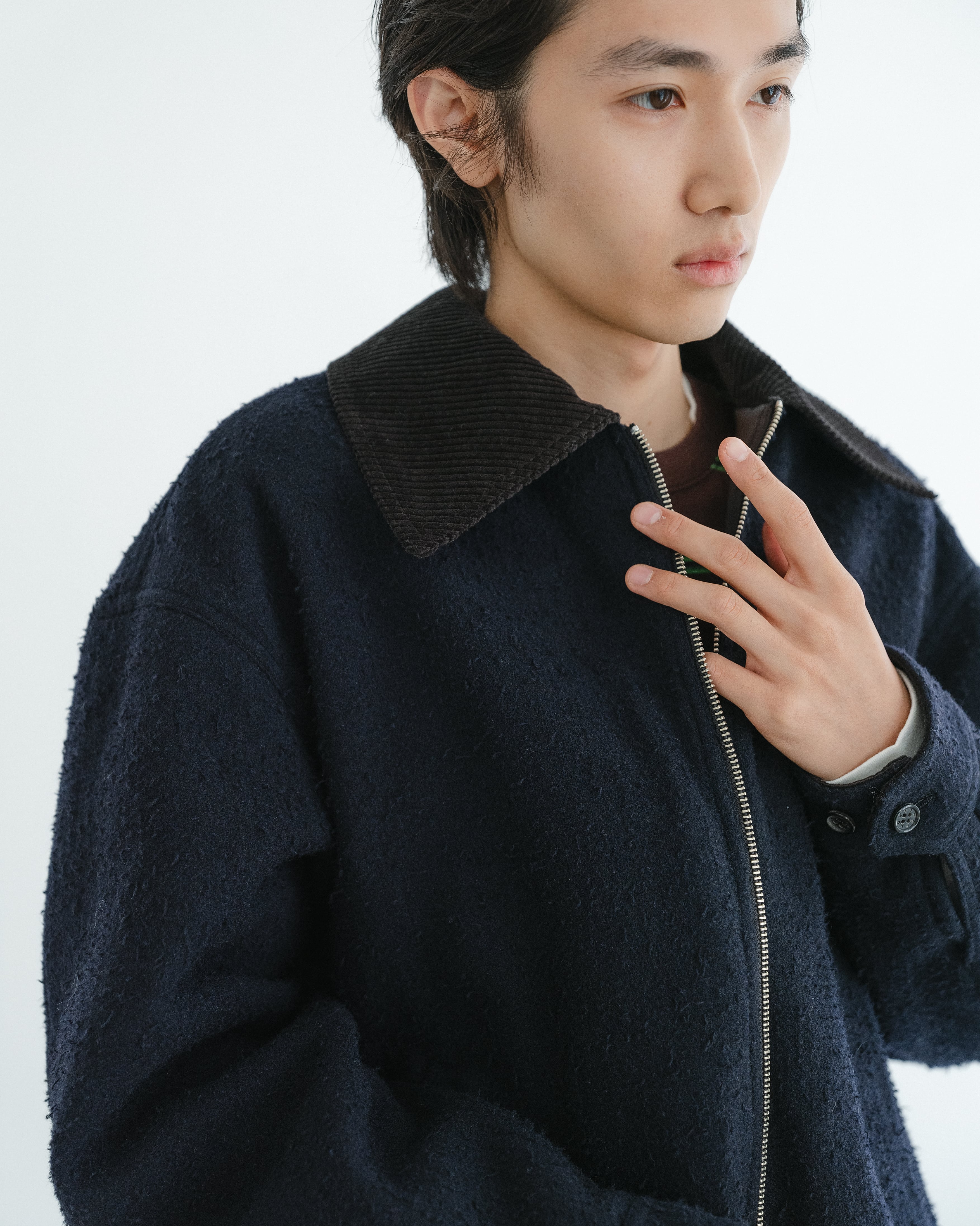 Big collar work jacket（BLACK） | TTTMSW
