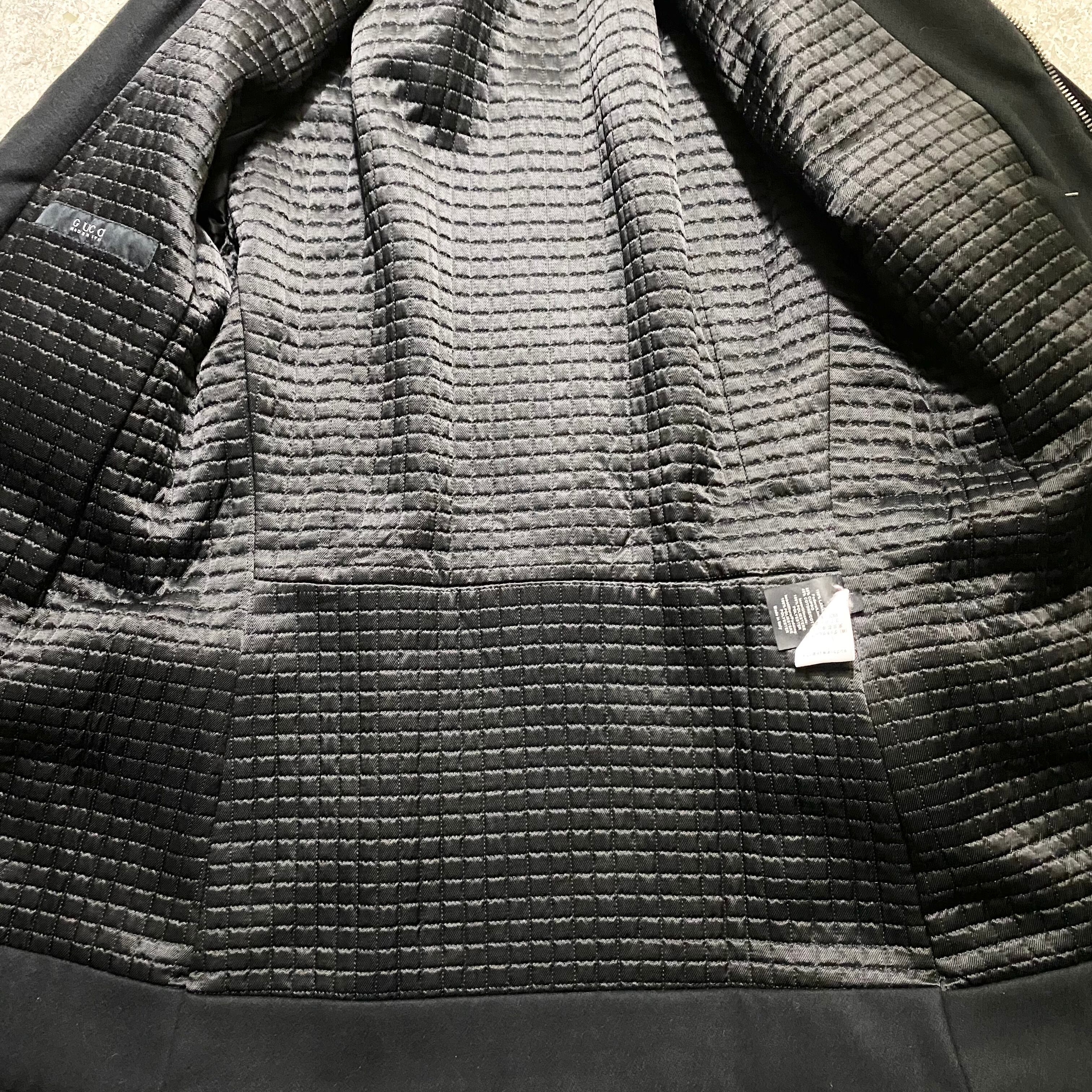 GUCCI by Tom Ford stand collar wool jacket | NOIR ONLINE