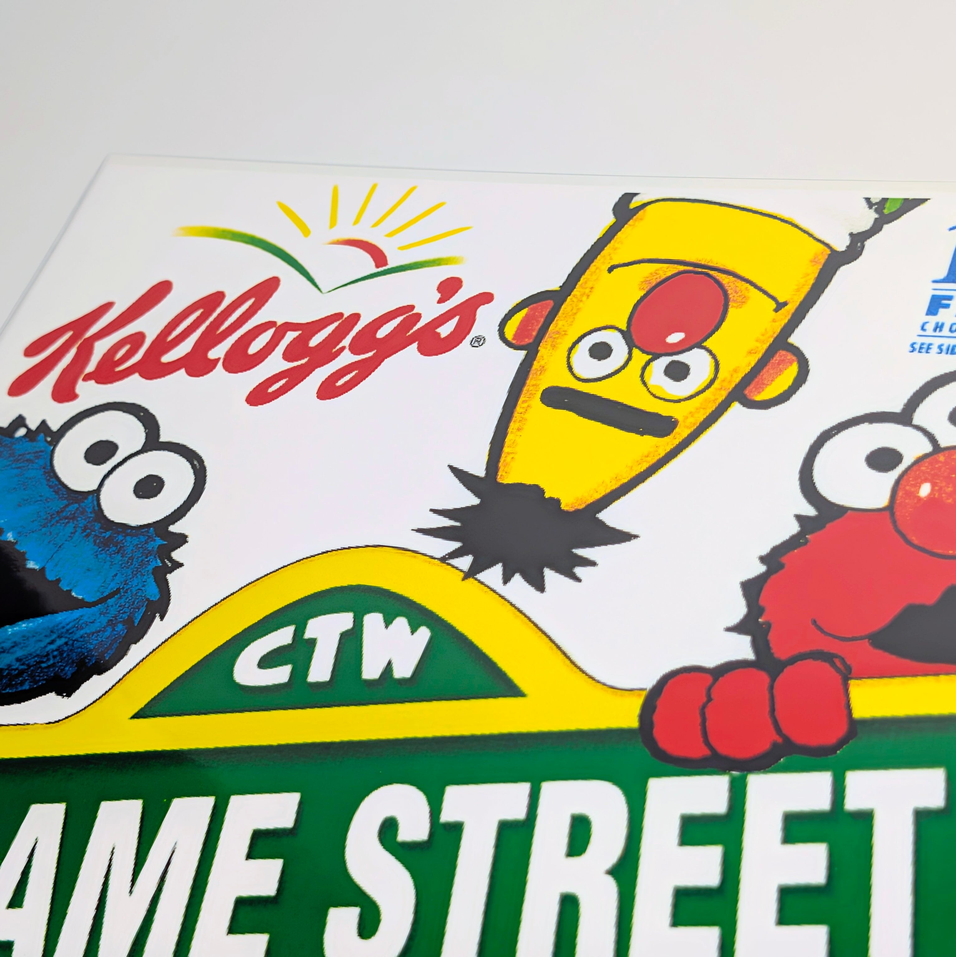 ♫ちょうどいいB4ポスター♫【 Sesame Street ( セサミストリート ) 】Kellogg's ケロッグ〚アメリカン雑貨 アメトイ〛