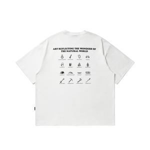 バックアイコンプリントTシャツ vi1273