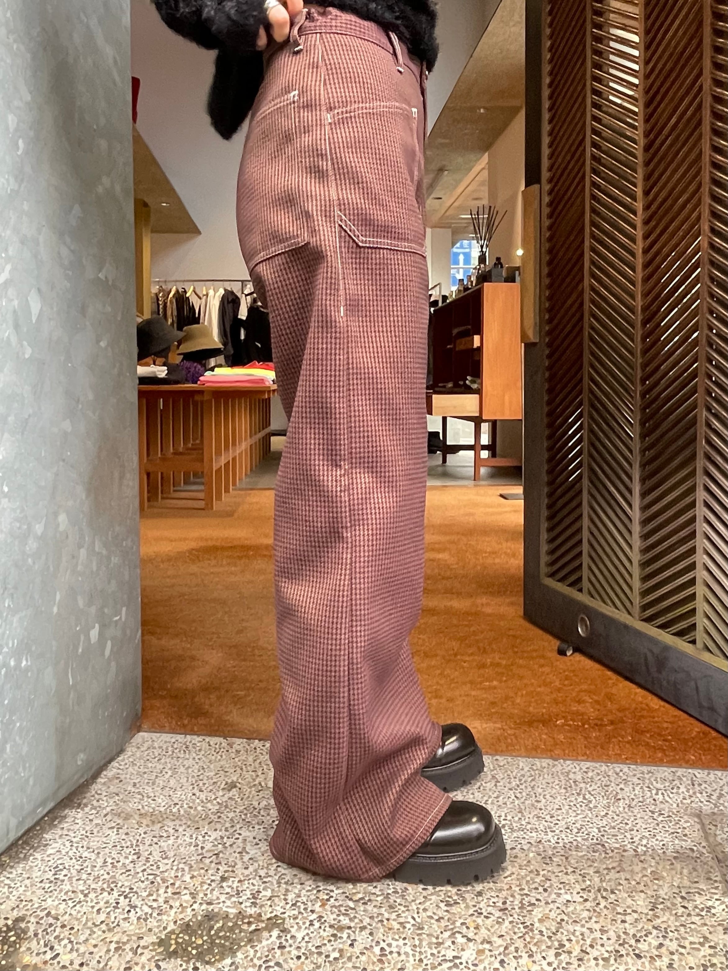 TRENT トラント / CHECK BAGGIE PANT / バギーパンツ | TRENT online