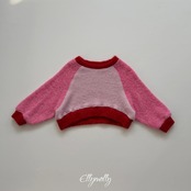 エリーモリー / ELLY MOLLY / スイートマフィンラグラントレーナー / 韓国子供服 / キッズ / 26winter〖取寄〗*3~11号*