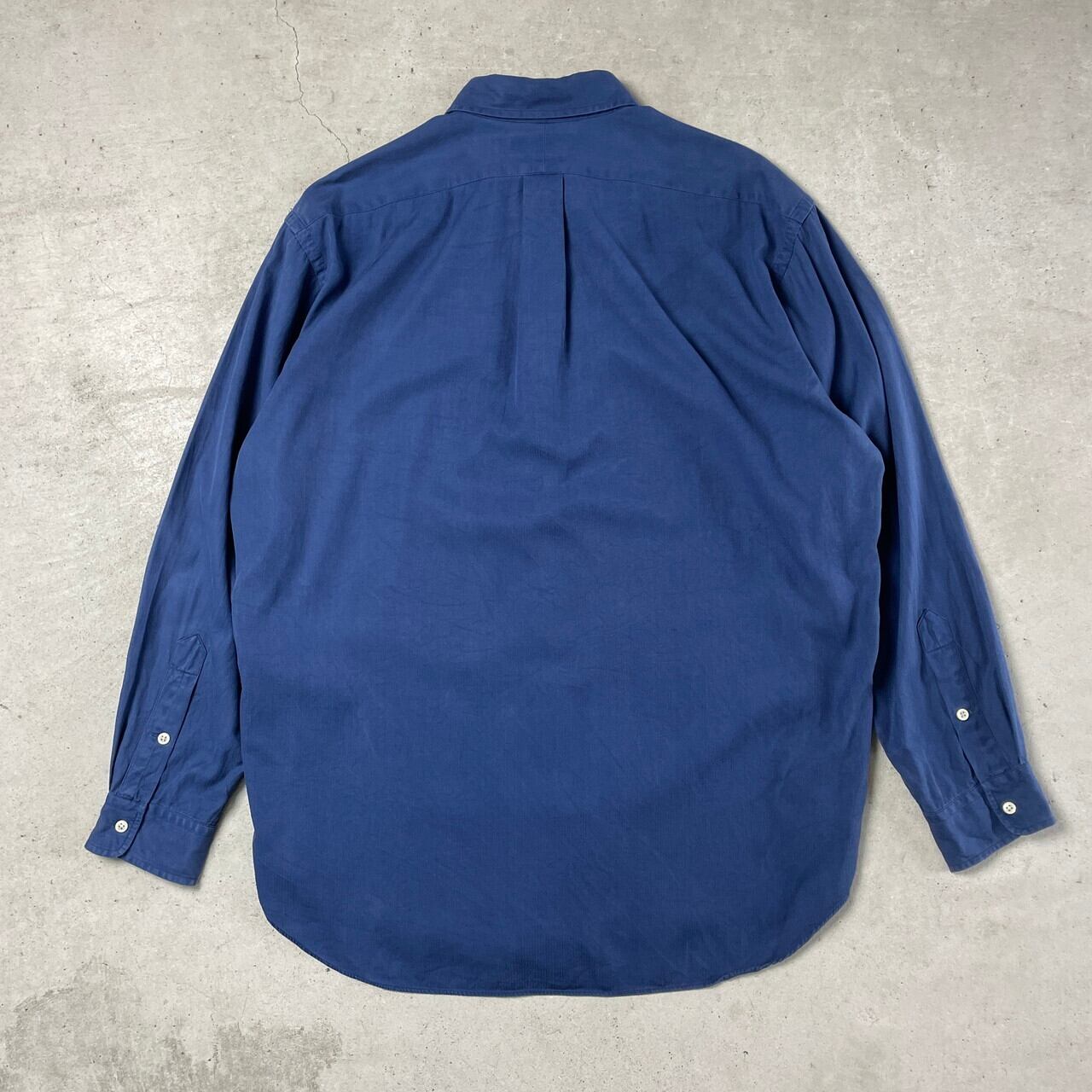 【希少】 Ralph Lauren シルクヘリンボーン ボタンダウンシャツ Ralph Lauren オールドラルフローレン BLAKE シルク×コットン