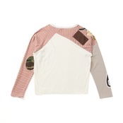 FAKE AS FLOWERS / STRIPE RAGLAN