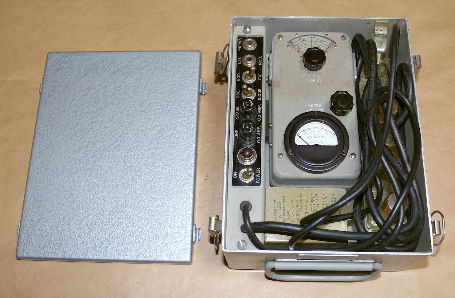 USA軍用 ディップメーター GRID DIP METER AN/PRM-10 2～400メガ 安定