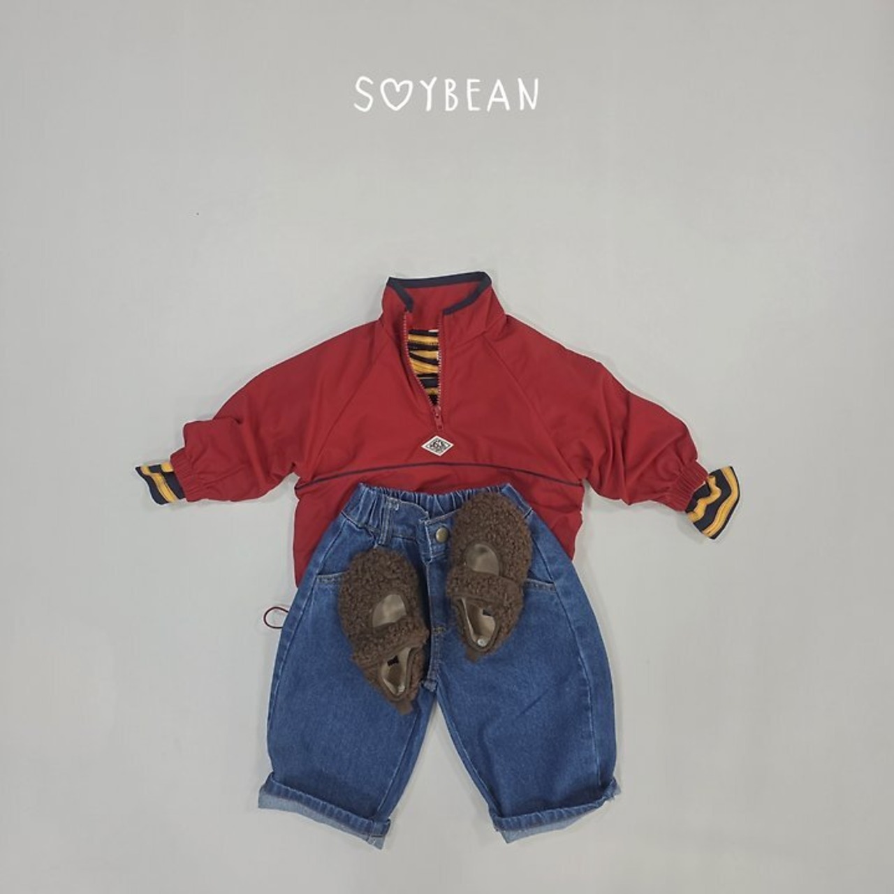 【取寄】SOYBEAN　ウィンドハーフジップアップ｜秋服｜韓国子供服｜ 26/AT