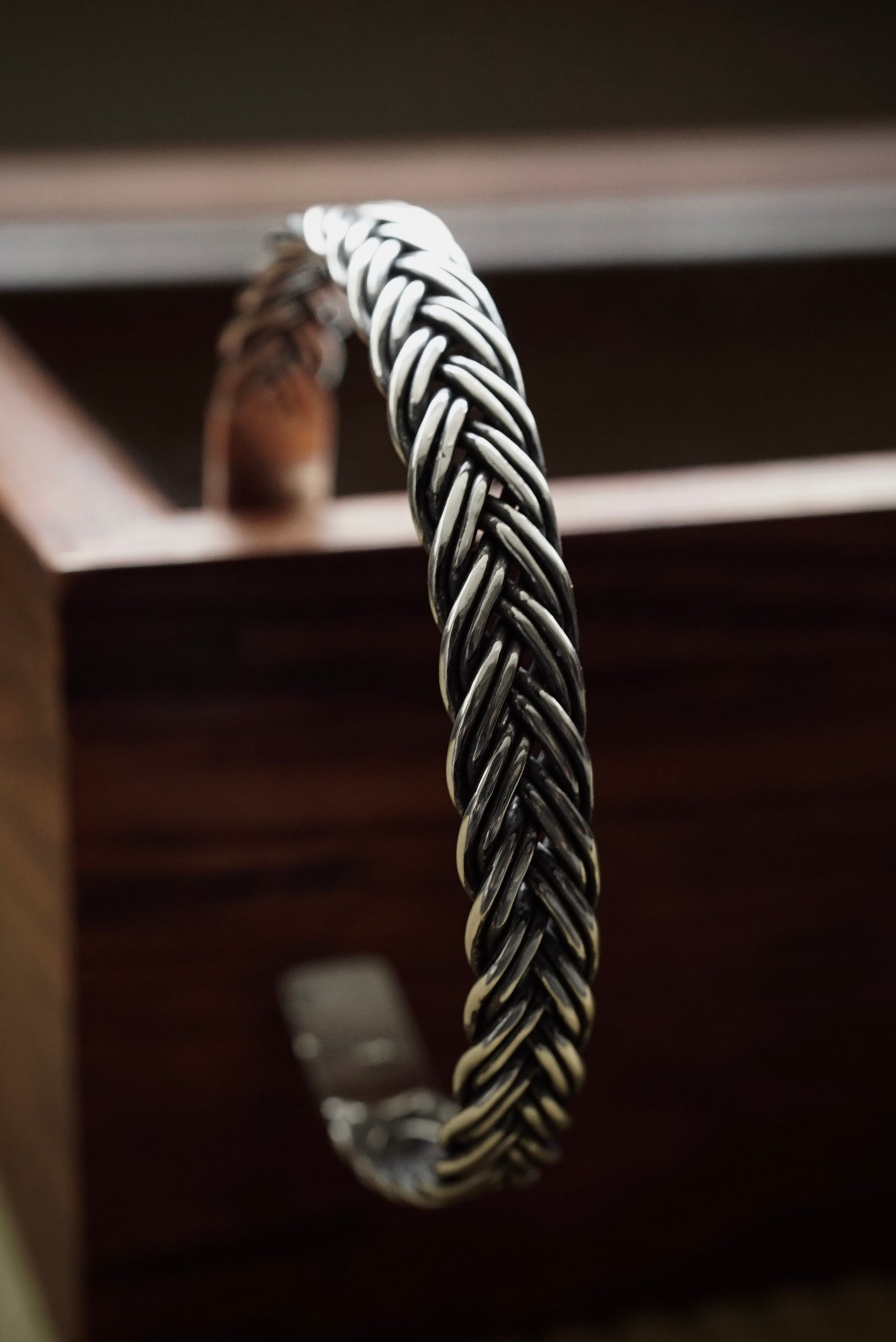 アクセサリー COLINA Hand Made Silver /10_Braid Bangle 受注生産】Hand Made Silver / 10_Braid Bangle | C O L I N A