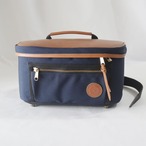 カメラバッグ / ARARAGI camera bag Leather top model / ネイビー×タンプラウンレザー