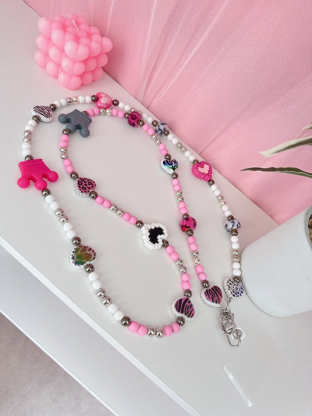 【送料無料】スマホストラップ♡E-133