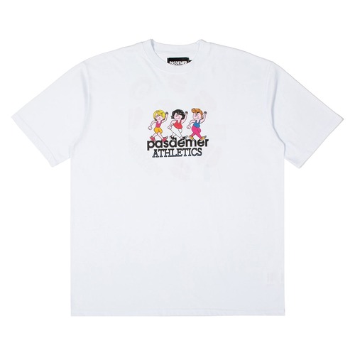 【PAS DE MER/パドゥメ】ATHLETICS T-SHIRT Tシャツ / WHITE