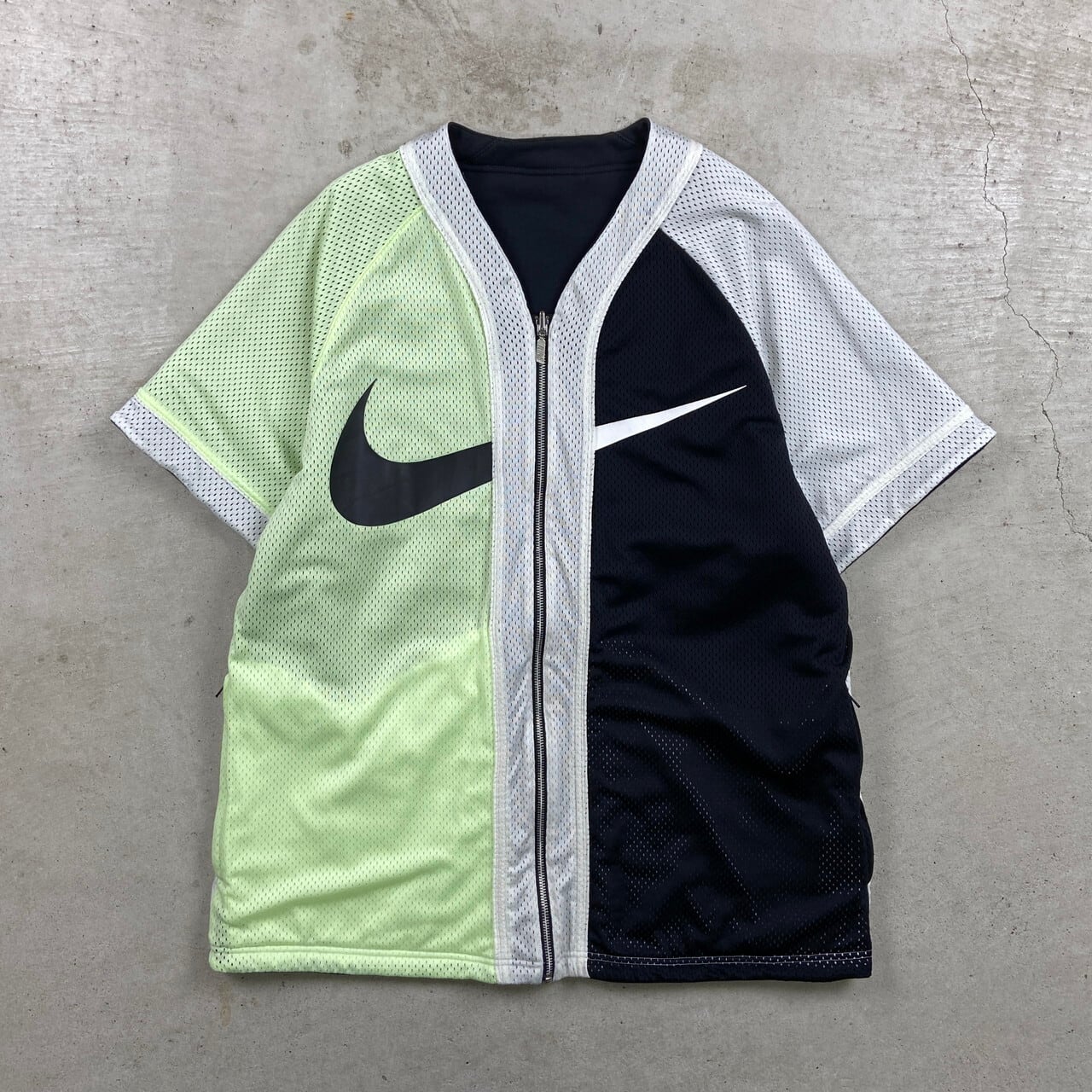 NIKE ナイキ リバーシブル ベースボールシャツ スウェットシャツ