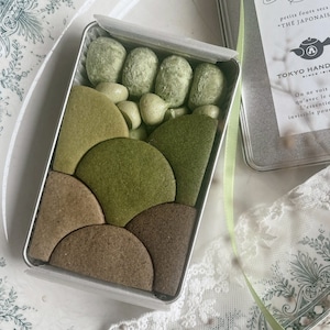 【4月下旬発送分】焼菓子屋musubiコラボ日本茶クッキー缶