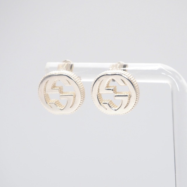 GUCCI インターロッキングGピアス シルバー925 グッチ