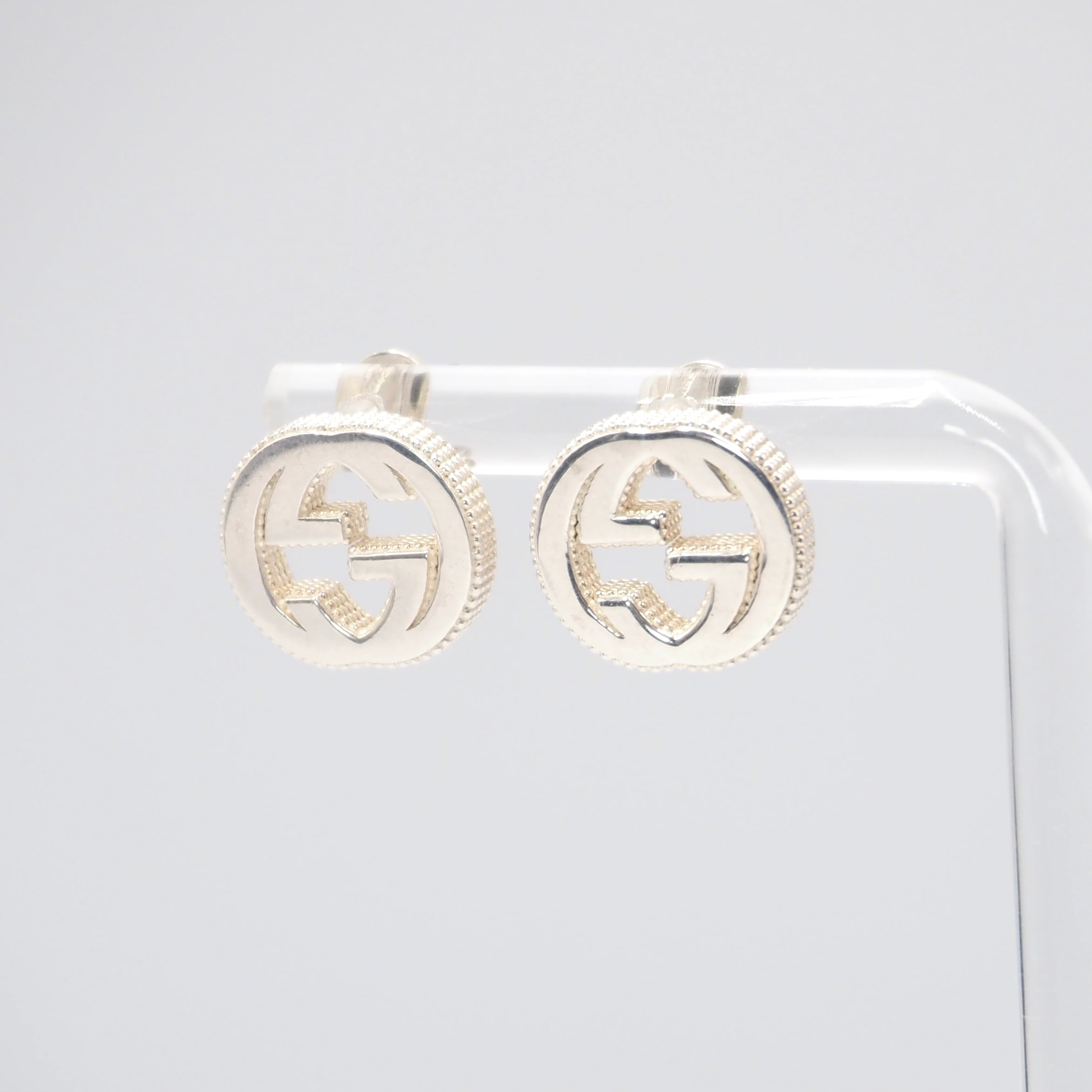 GUCCI インターロッキングGピアス シルバー925 グッチ