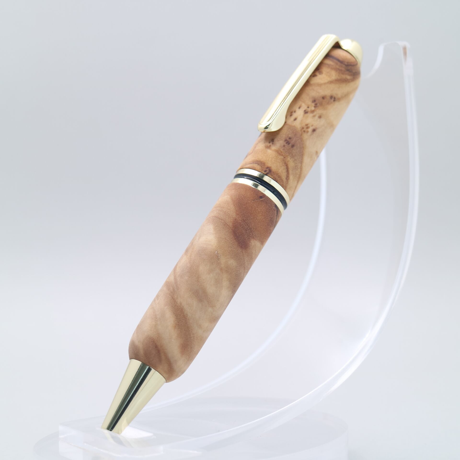 【H様専用】オリーブ瘤|M5システム手帳対応|木軸ミニボールペン 250943