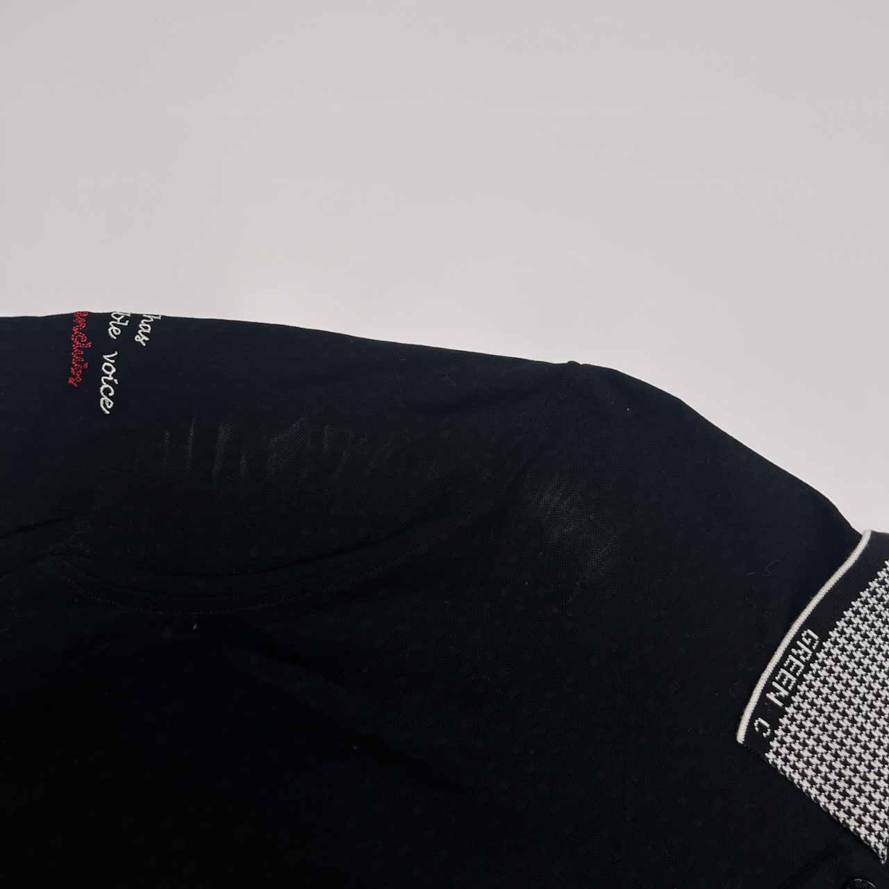 GREENCLUBS グリーンクラブ Hanna-Barbera コラボ デザイン 半袖 ポロシャツ 4/ブラック メンズ