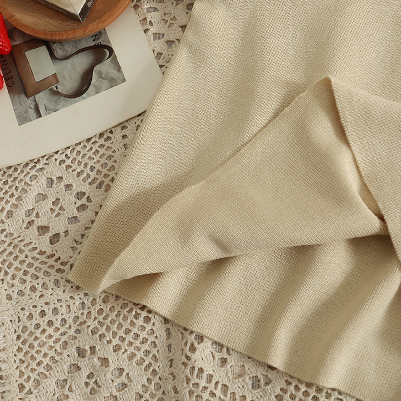 ツインリボンロングスリーブトップス LK1098