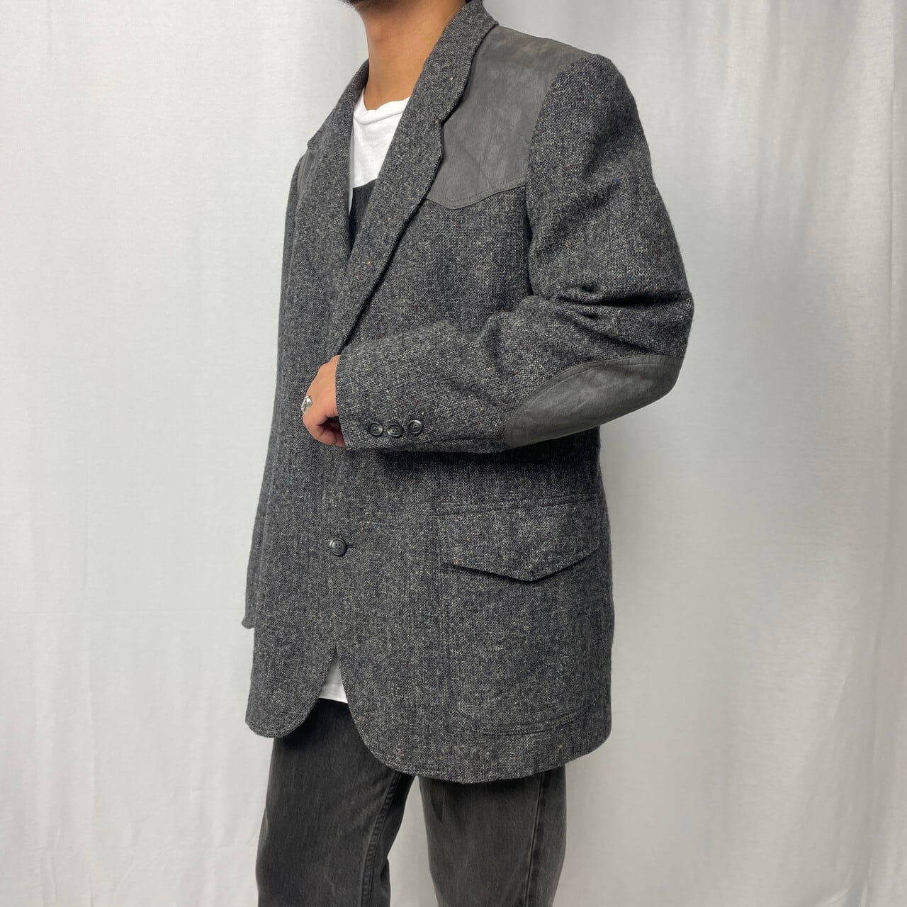 80年代 USA製 PENDLETON ペンドルトン ウール ツイード テーラード 
