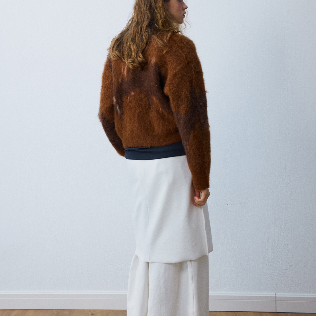 Fuzzy Gradient Cardigan T3888