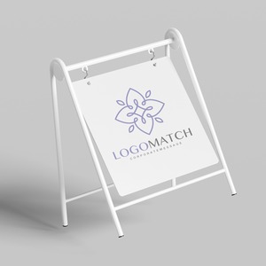 優しさと品位の花のロゴ