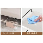 キッチン 収納 ラック 棚 幅42cm 電子レンジ ケトル 炊飯器 小物収納 2層 収納棚 おしゃれ 北欧