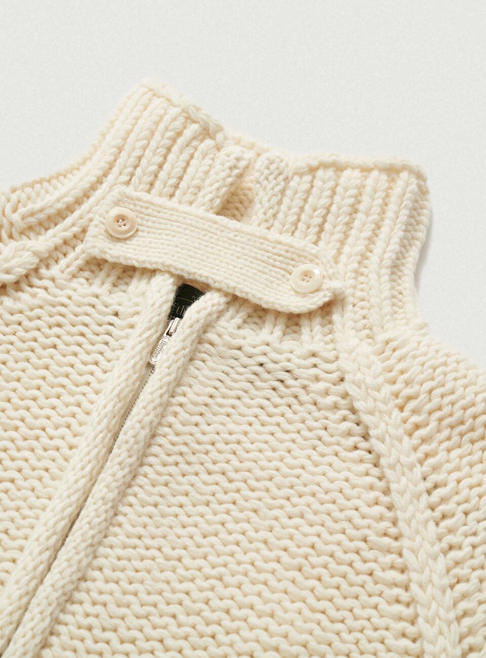 トップス the barnnet soap zipup knit cardigan UNISEX】Oversized Soap Zip-Up Knit Cardigan（カーディガン