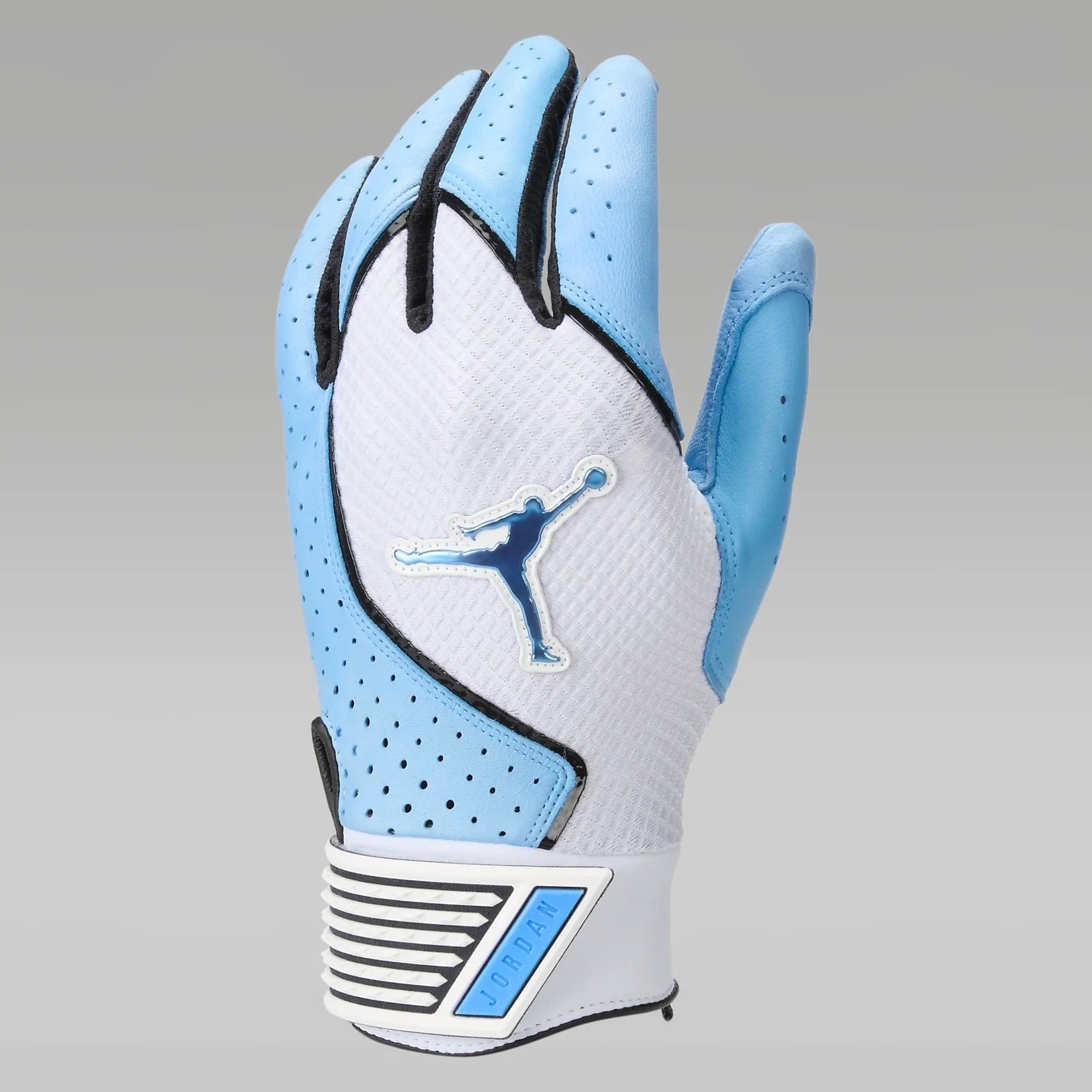 ナイキ ジョーダン 野球 バッティング グローブ Jordan Adult Fly Elite Batting Gloves 両手組 手袋 バッテ  ホワイト 水色 | SBSスポーツ powered by BASE