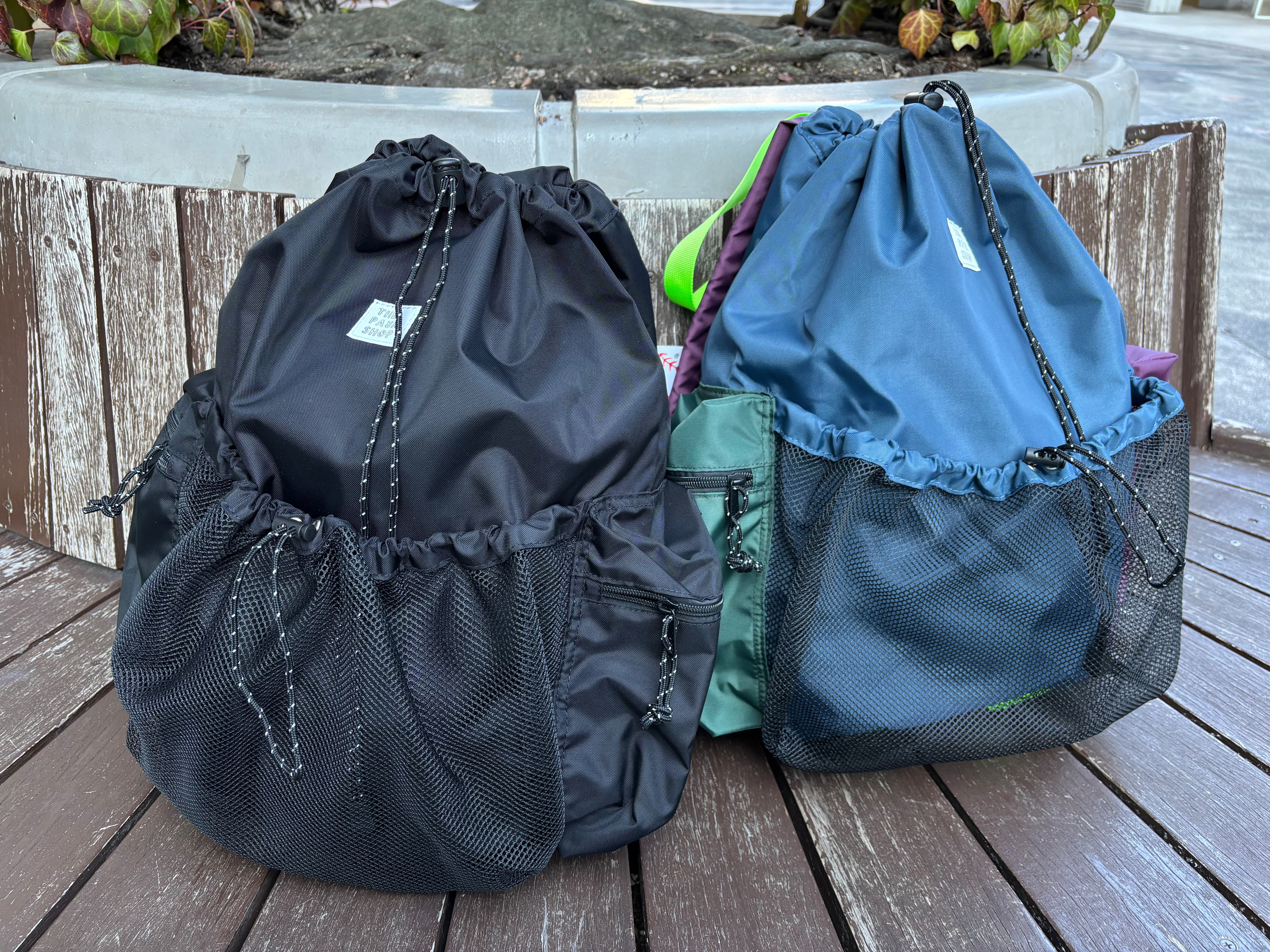ドイツ館　リュック THE PARKSHOP(ザ・パークショップ)PARK CARRY PACK(black/navy multi