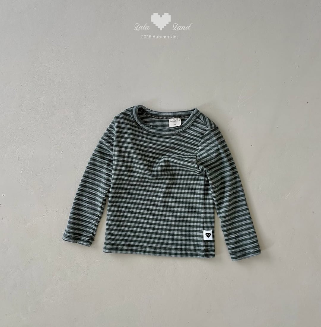 送料無料【予約】/ ミューズストライプTシャツ /lalaland