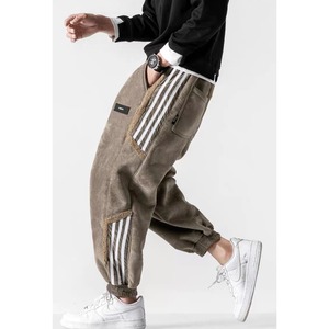 Side line design jogger pants 0035