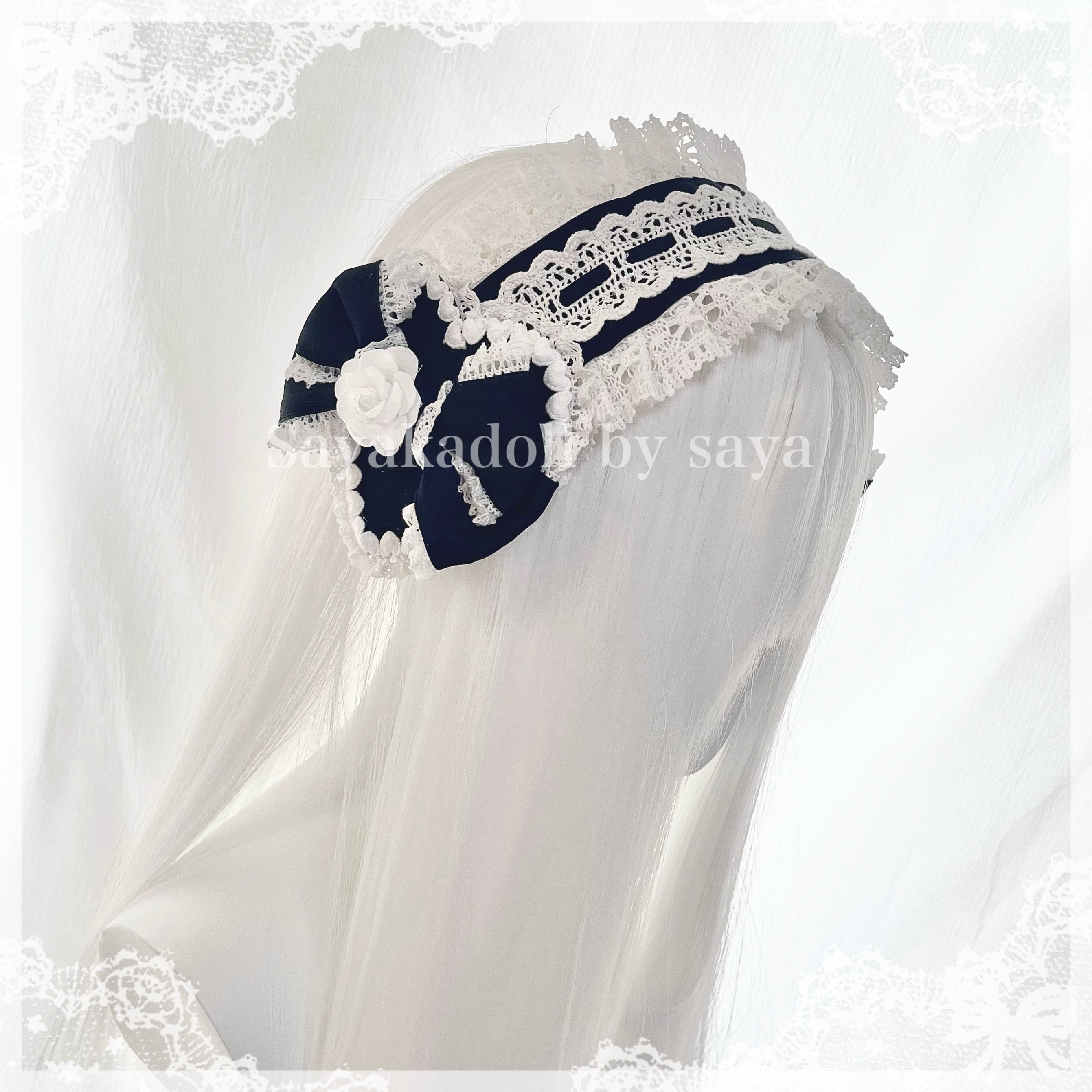 ♡ 5点 Princess rose フリルレースリボンヘッドドレス ♡ ♡ 5点 Princess rose フリルレースリボンヘッドドレス ♡ 商品