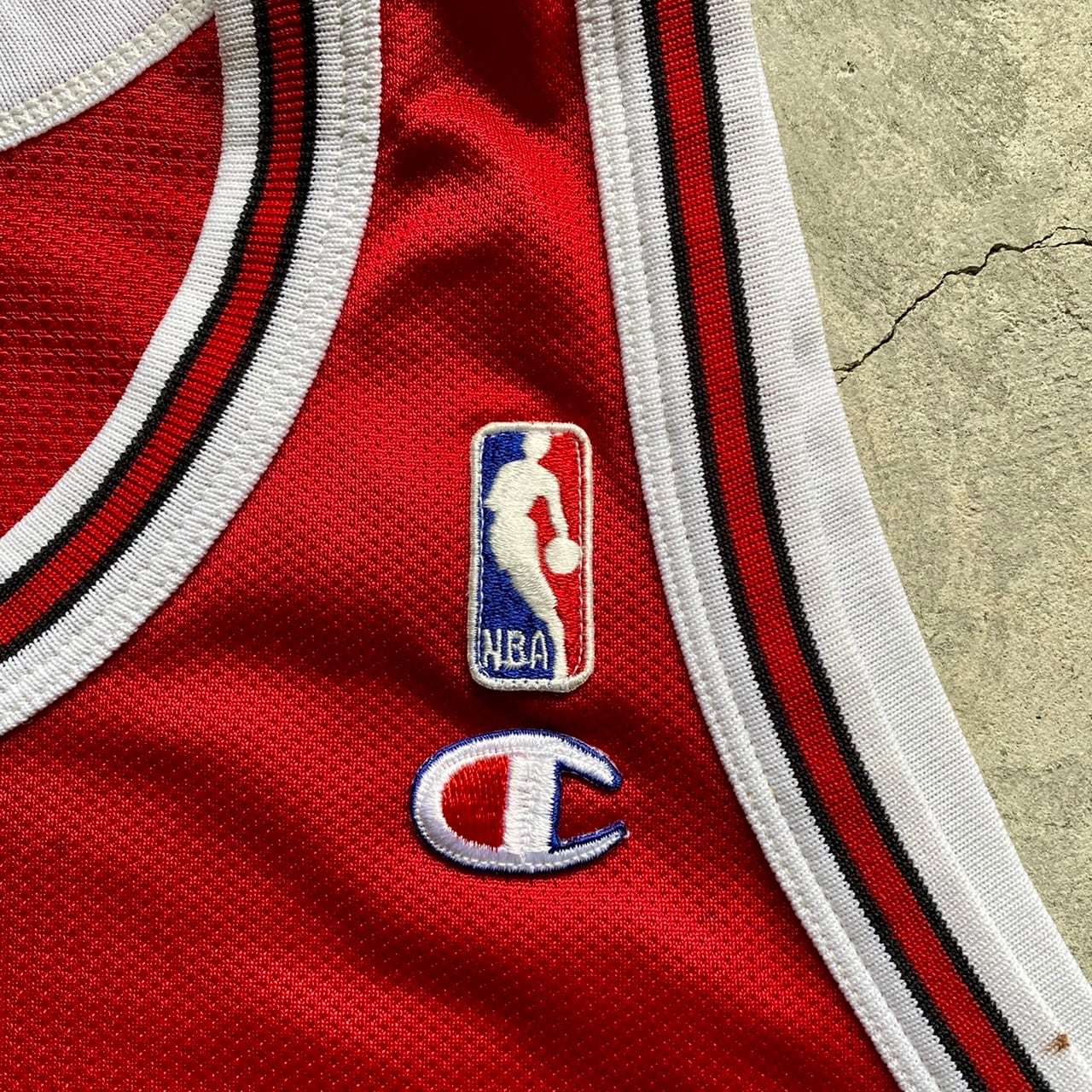 Champion チャンピオンNBAシカゴブルズ　マイケルジョーダンユニフォーム