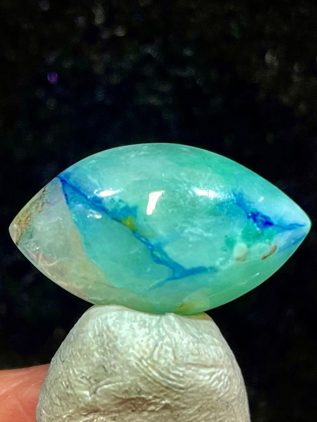 8) 「クリソコラinクオーツ」ルース