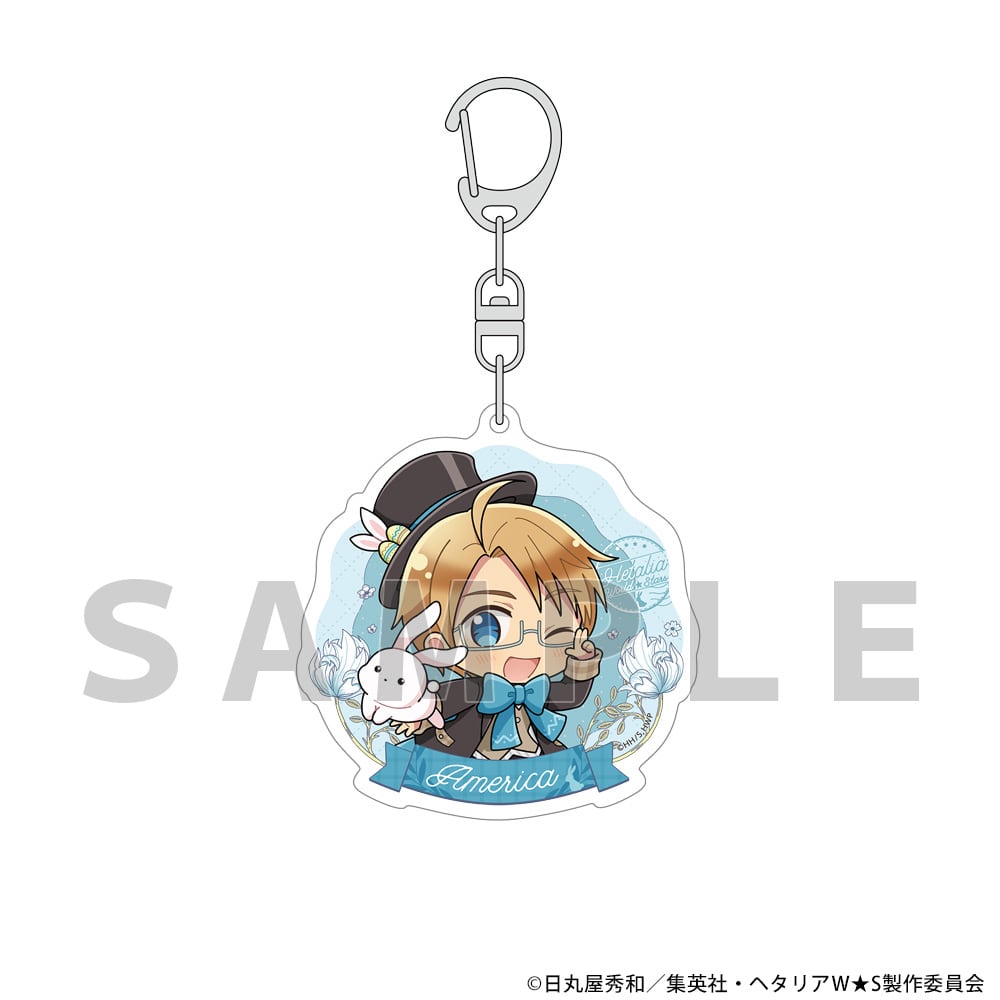 ヘタリア World★Stars アクリルキーホルダー(アメリカ/イースター)