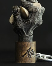 [数量限定] "5th Anniv" SUPER BIG KEYHOLDER - serial.11 /Black ink wash