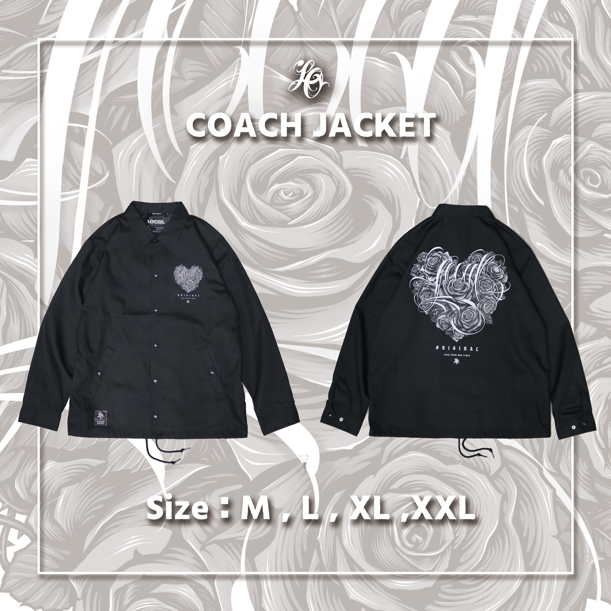 COACH JACKET / Black | LOCAL ALL DAY