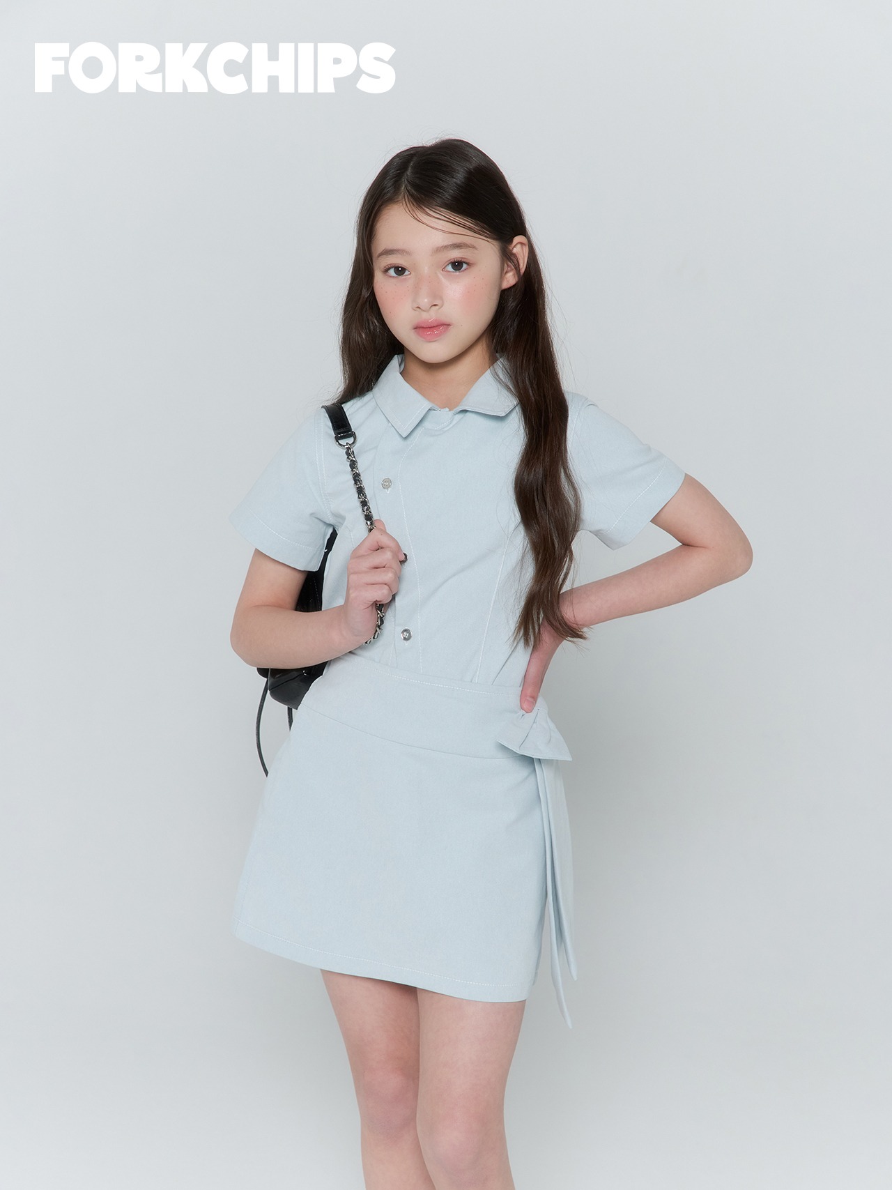 [FORKCHIPS] 버디데님셔츠 (JS/JM/JL/JXL) / [포크칩스] 버디데님셔츠 (JS/JM/JL/JXL)