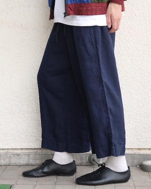 00's J.CREW linen wide easy pants.