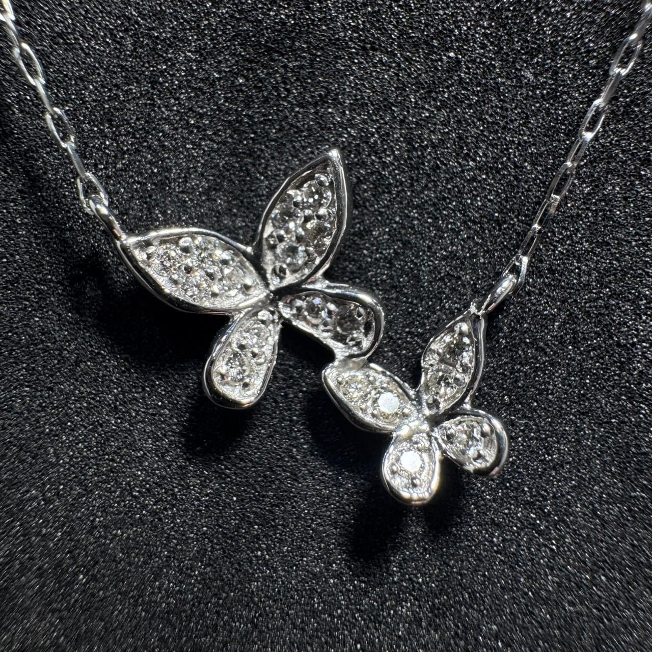 PT900/PT850 ダイヤモンド ネックレス 0.12CT Pt850⁄Pt900 0.12ct