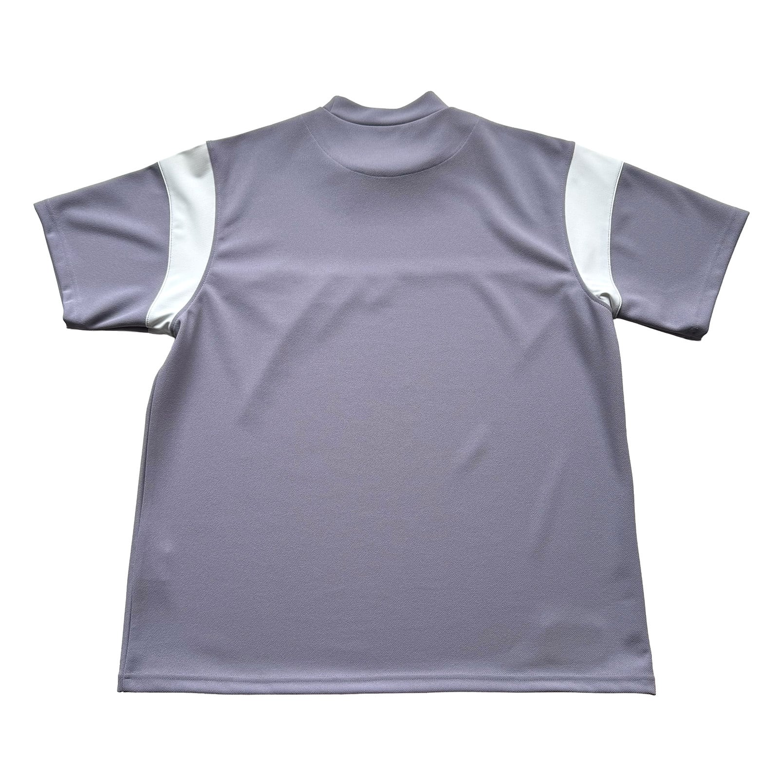 COLLEGE LOGO MOCK NECK FOOTBALL SHIRT -PURPLE- | 8G SHOOT WEBSTORE