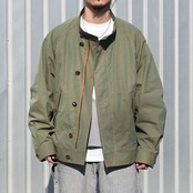山内 / 超高密度シールドコットンクロス・セミダブルジップジャケット