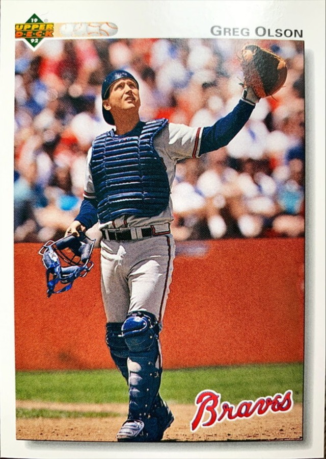 MLBカード 92UPPERDECK Greg Olson #189 BRAVES