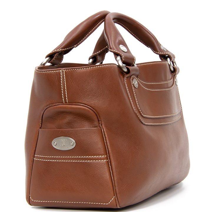 バッグ CELINE セリーヌ ブギーバッグ ハンドバッグ スエード ブラウン
