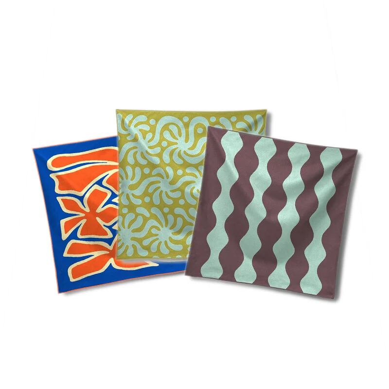THE NOMADIX(ノマディックス)TINY TOWEL 3PACKS -WATERAND FLOWERS 高吸水タオル