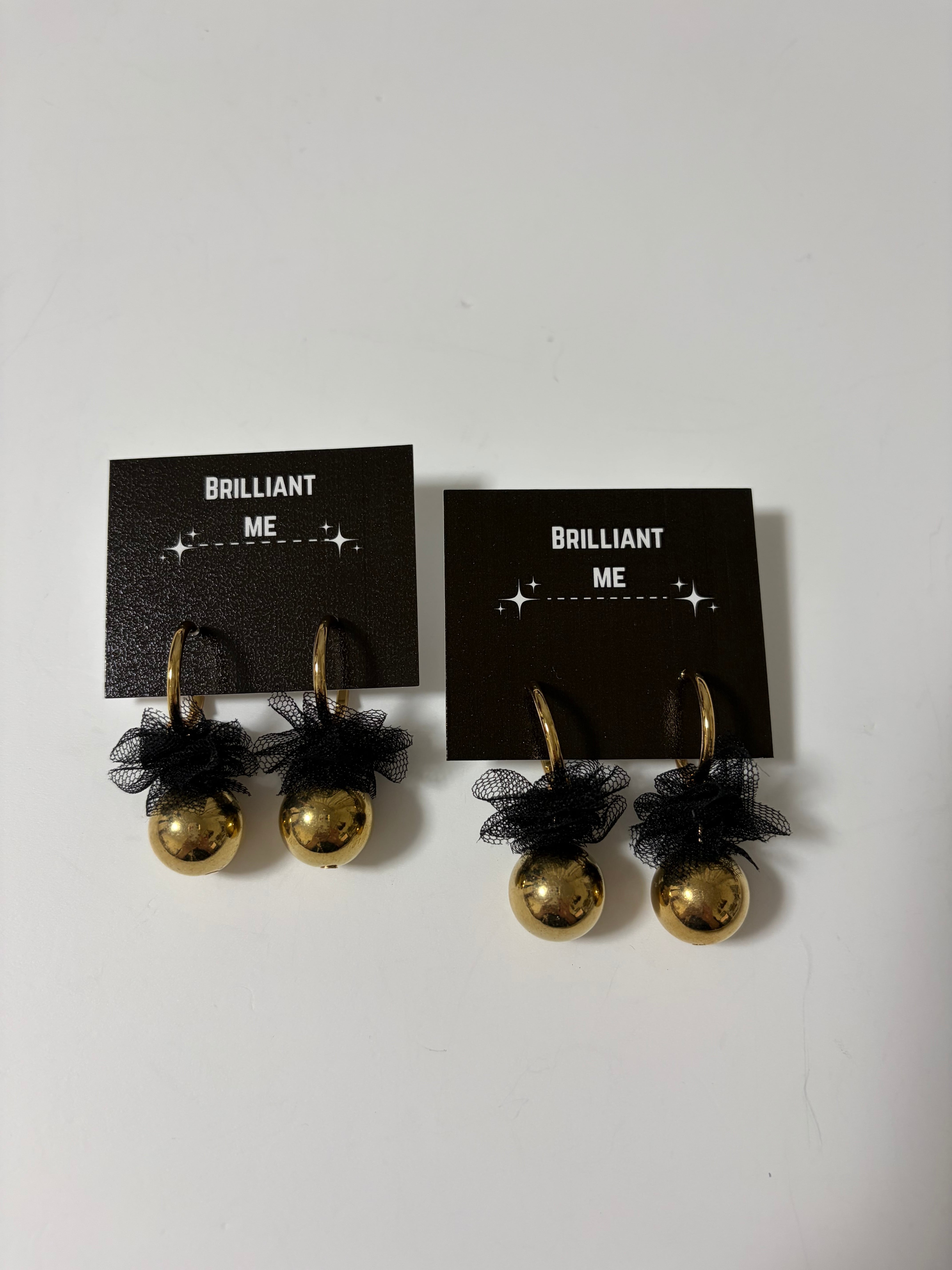 goldチュールピアス