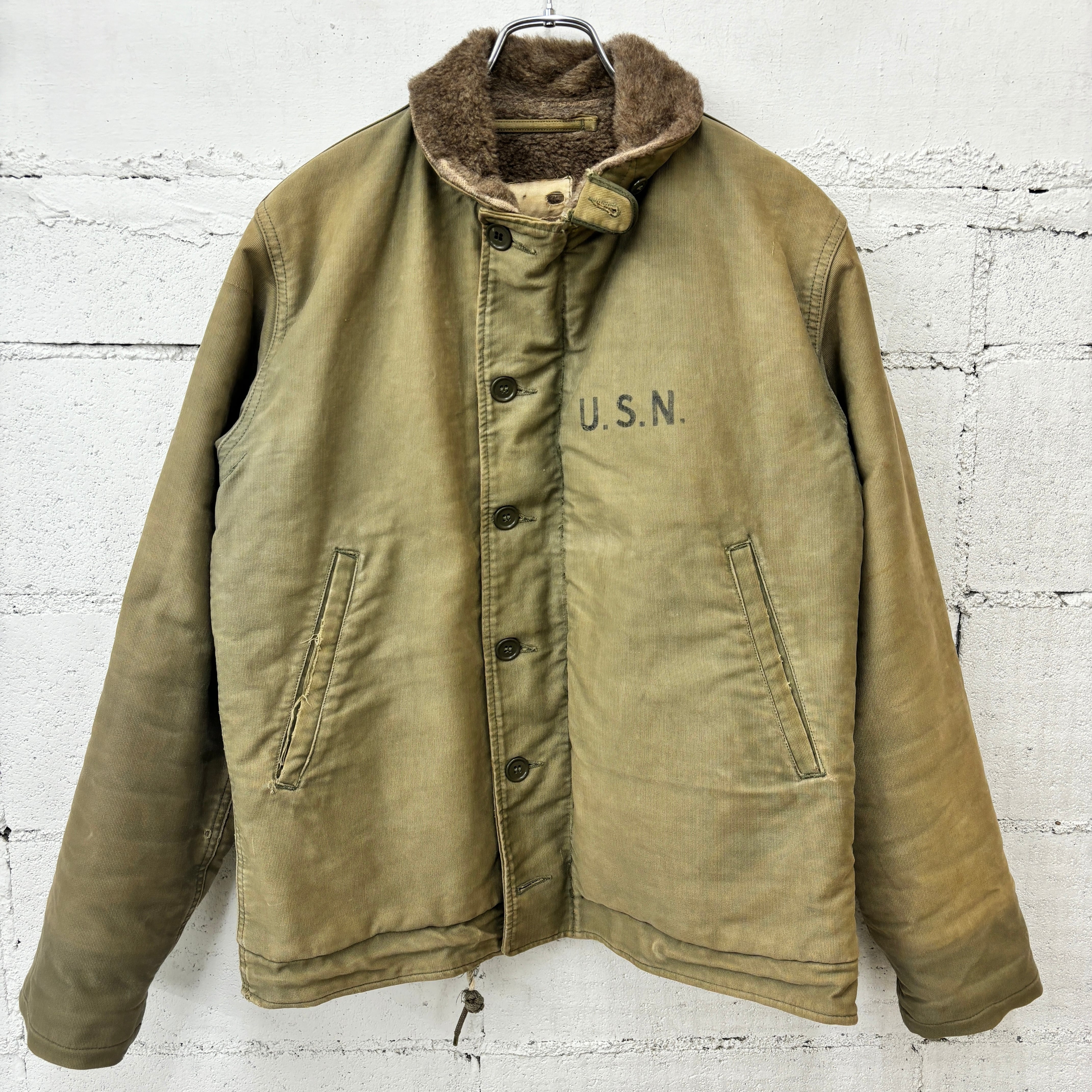 40s U.S.N N-1 Deck Jacket 40年代 デッキジャケット コの字 アルパカ